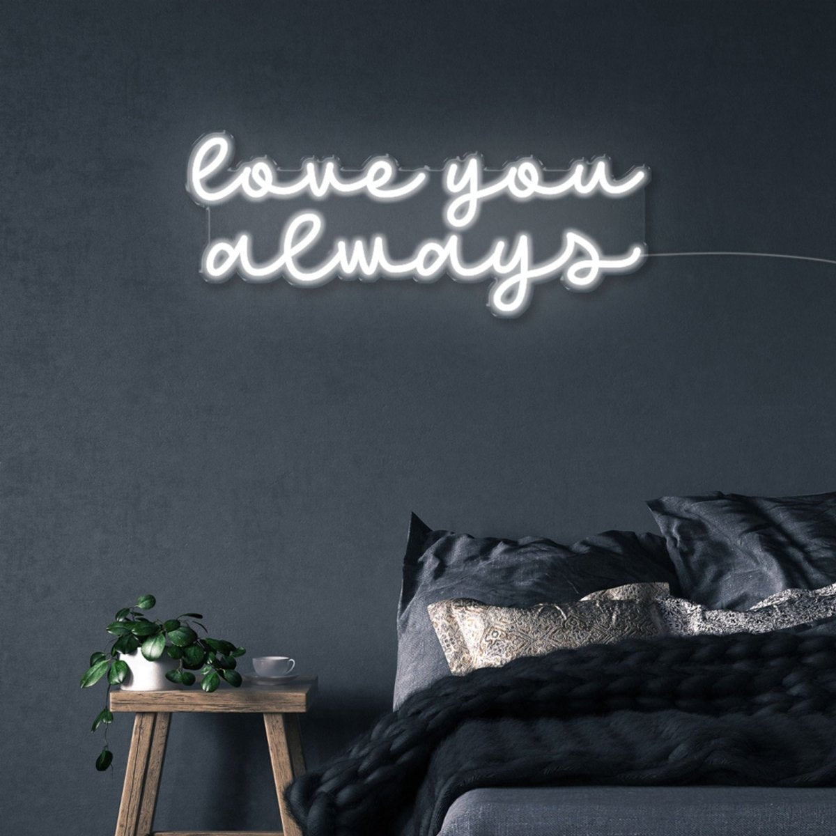 Love you Always - Neonific - LED Neon Signs - 75 CM - White