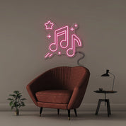 Music - Neonific - LED Neon Signs - 50 CM - Pink