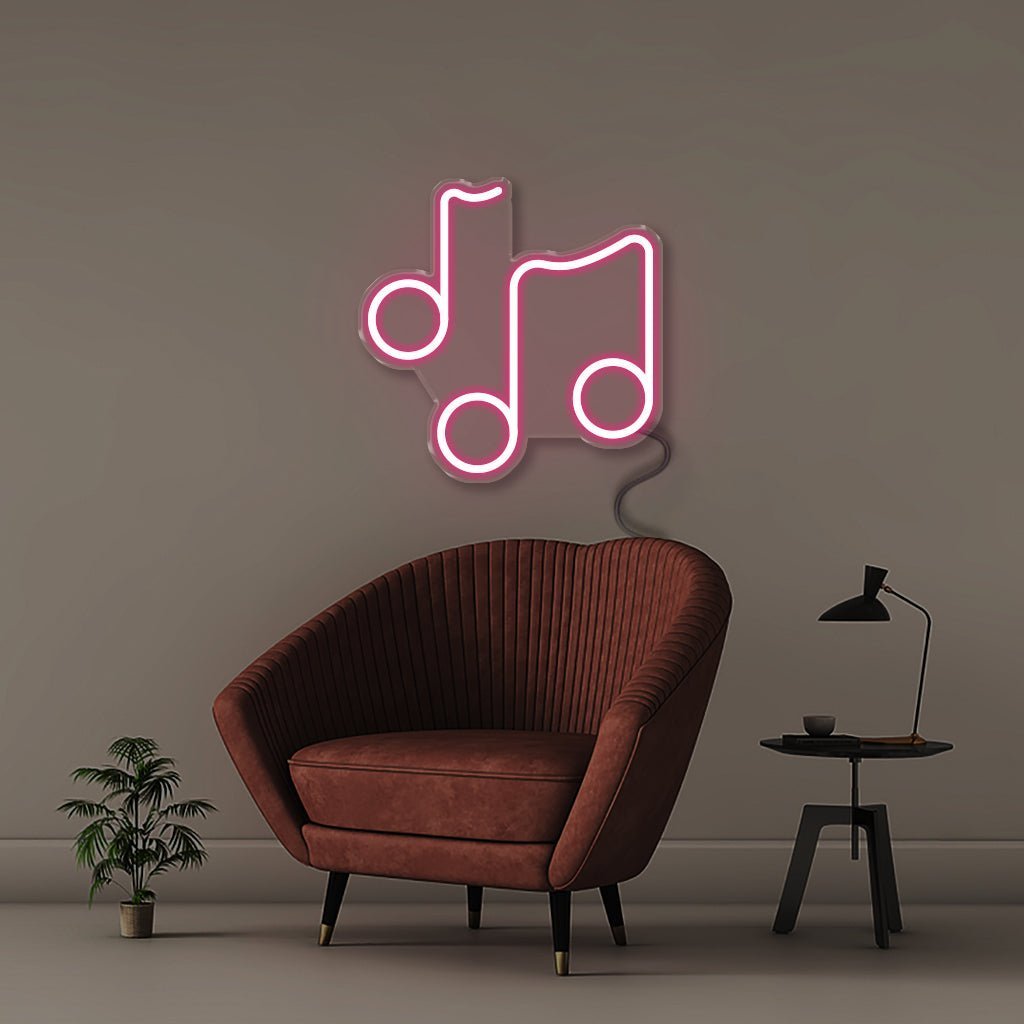 Music Note - Neonific - LED Neon Signs - 50 CM - Pink