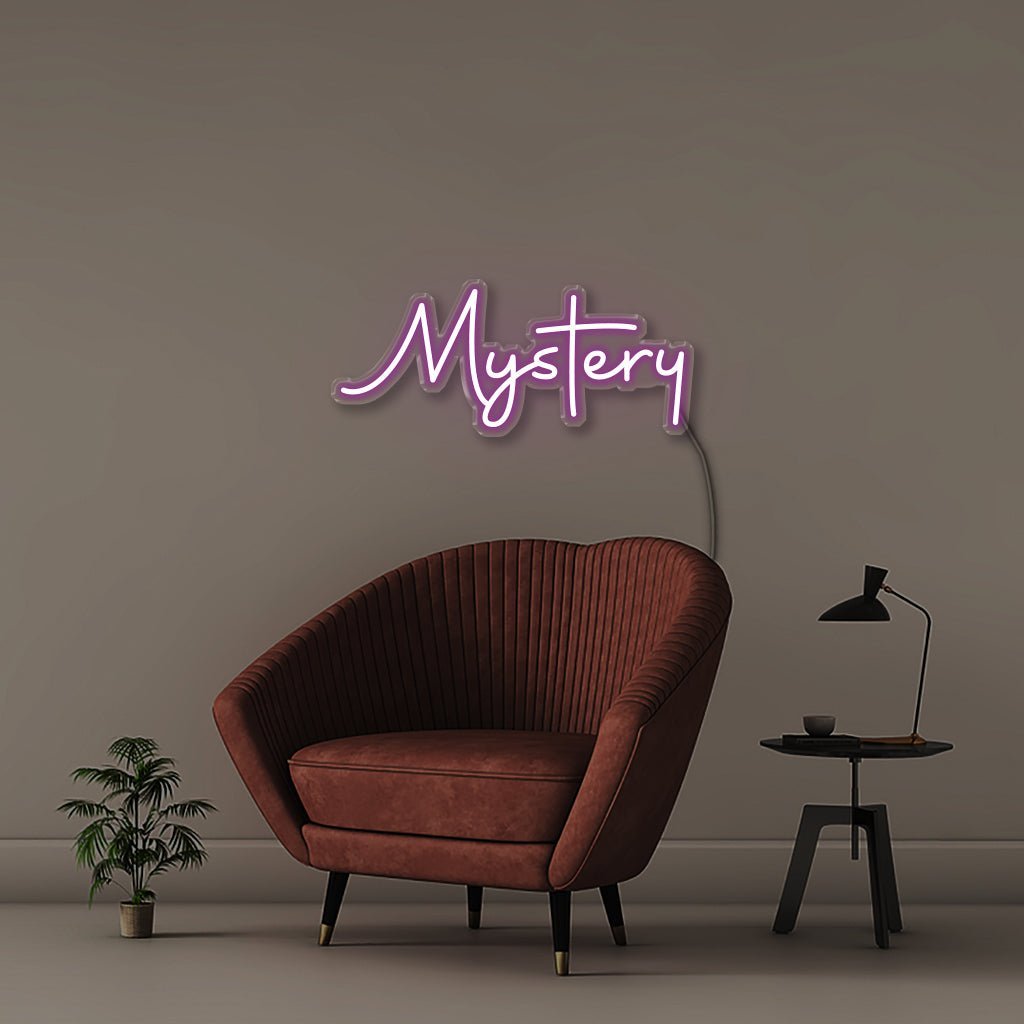 Mystery - Neonific - LED Neon Signs - 50 CM - Purple