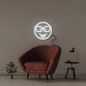 Nerd Emoji - Neonific - LED Neon Signs - 50 CM - Cool White