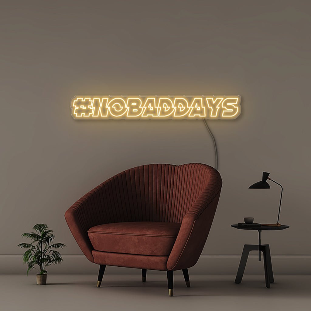 No Bad Days - Neonific - LED Neon Signs - 150 CM - Warm White