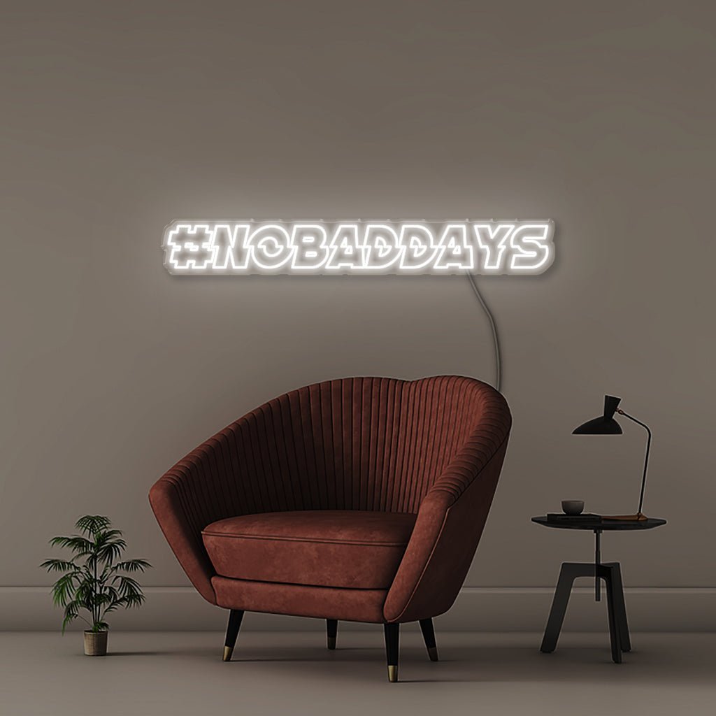 No Bad Days - Neonific - LED Neon Signs - 150 CM - White