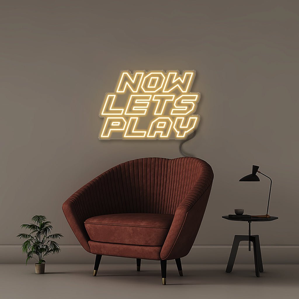 Now lets play - Neonific - LED Neon Signs - 50 CM - Warm White