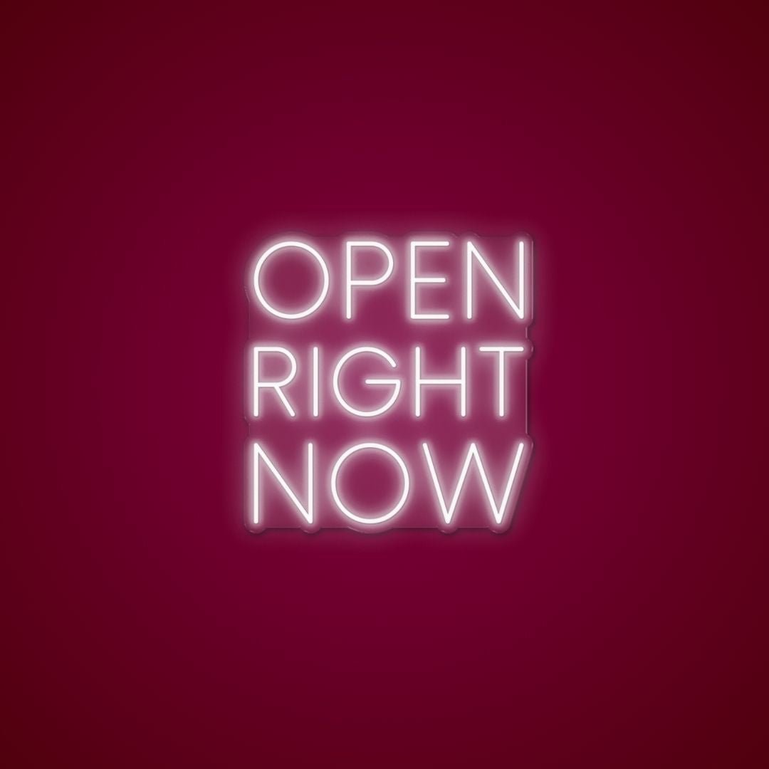 Open Right Now - Neonific - LED Neon Signs - 36" (91cm) -