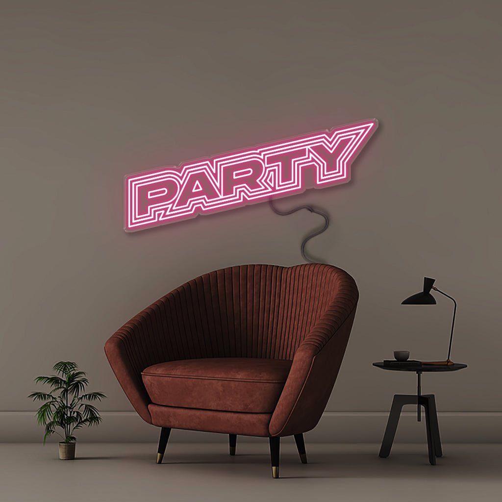 Party - Neonific - LED Neon Signs - 50 CM - Pink