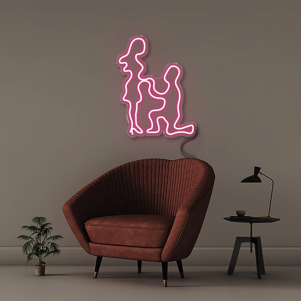 Romance - Neonific - LED Neon Signs - 50 CM - Pink