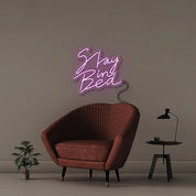Stay In Bed - Neonific - LED Neon Signs - 50 CM - Purple