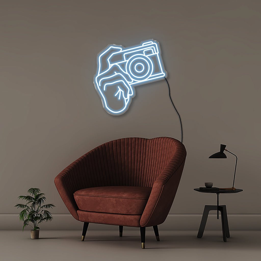 Take Pic - Neonific - LED Neon Signs - 50 CM - Light Blue