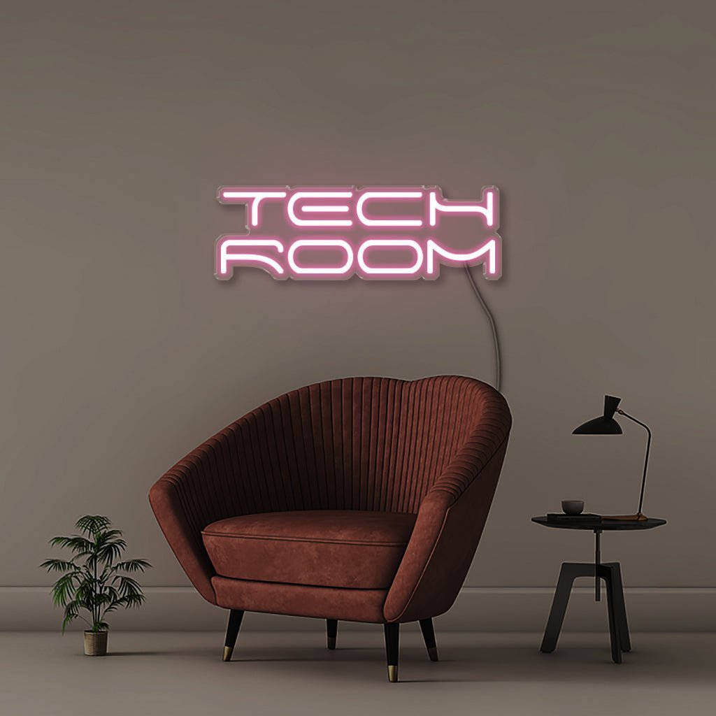 Tech Room - Neonific - LED Neon Signs - 50 CM - Light Pink