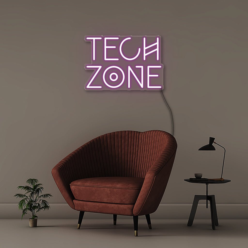 Tech Zone - Neonific - LED Neon Signs - 50 CM - Purple