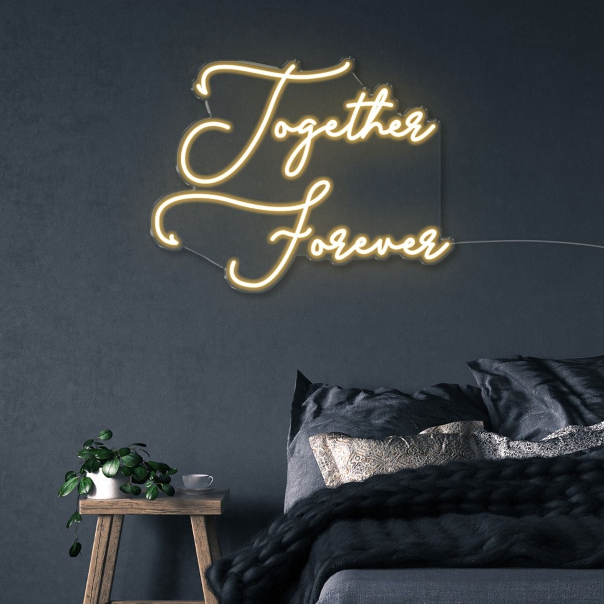 Together Forever - Neonific - LED Neon Signs - 50 CM - Warm White