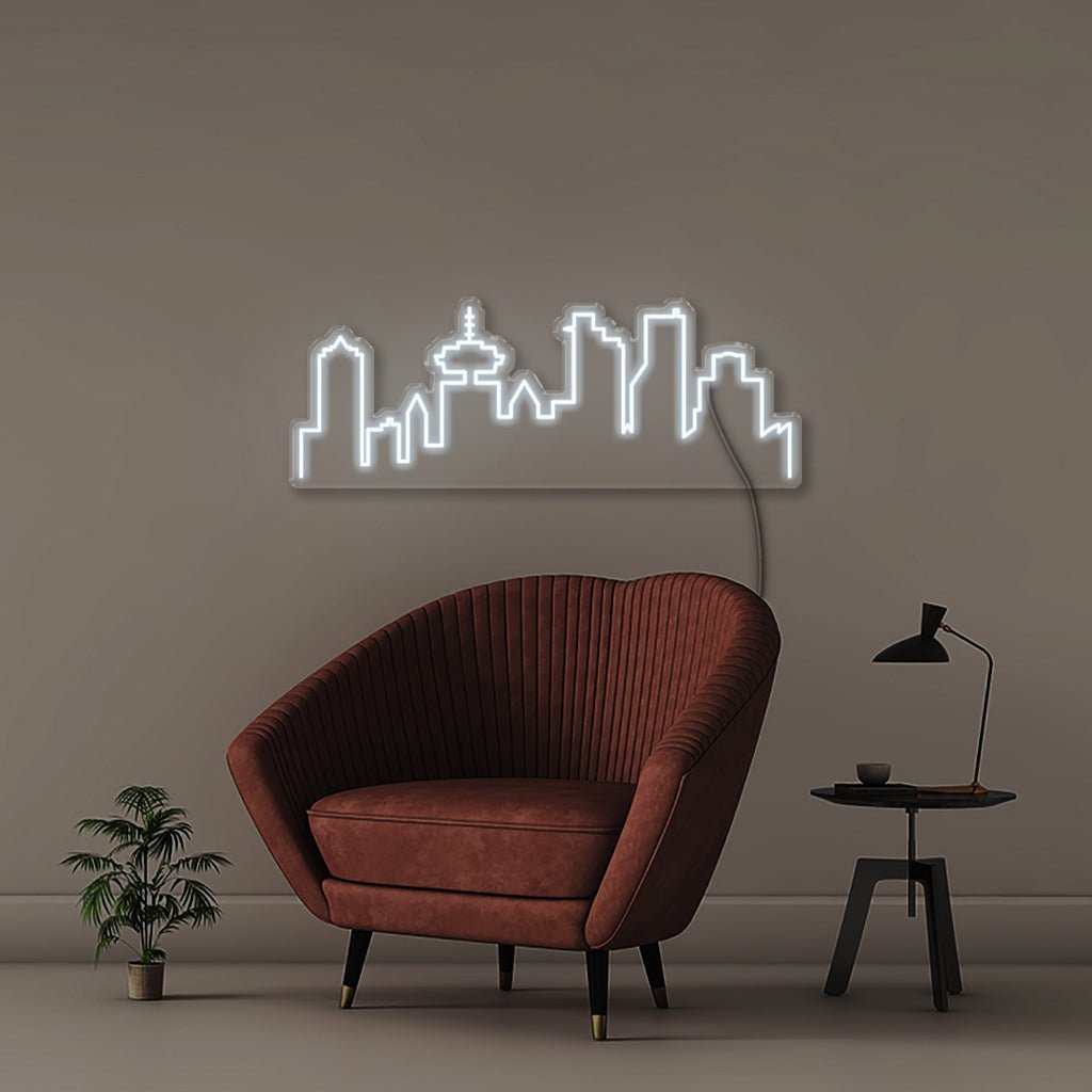 Vancouver Cityscape - Neonific - LED Neon Signs - 100 CM - Cool White