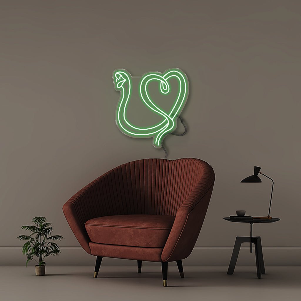 Venomous Love - Neonific - LED Neon Signs - 50cm - Green