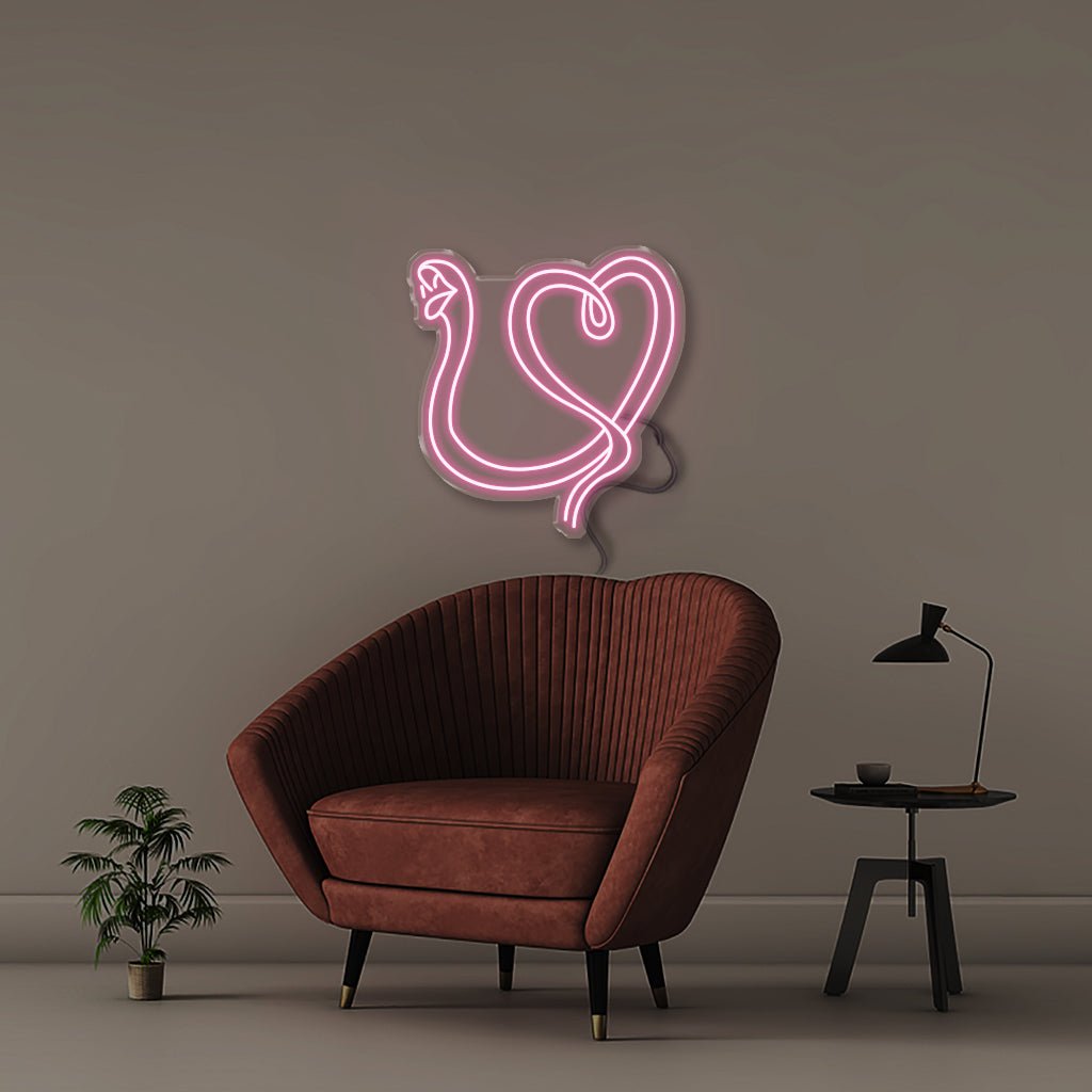 Venomous Love - Neonific - LED Neon Signs - 50cm - Light Pink