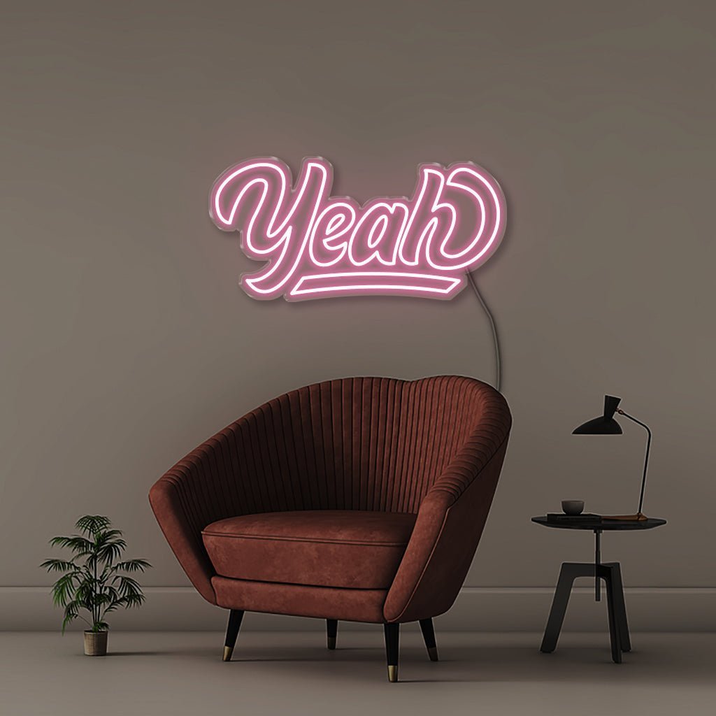 Yeah - Neonific - LED Neon Signs - 50 CM - Light Pink