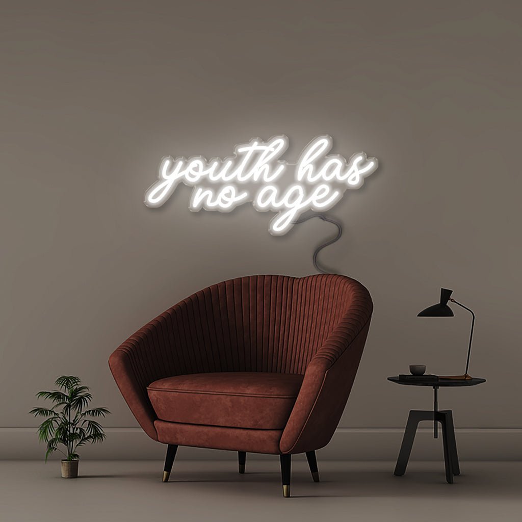 Youth has no age - Neonific - LED Neon Signs - 50 CM - White